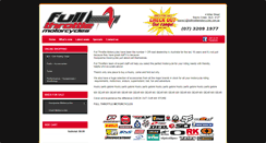 Desktop Screenshot of fullthrottlemotorcycles.com.au